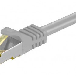 GOOBAY καλώδιο δικτύου 91576, CAT 7 S/FTP, copper, 500MHz, 0.50m, γκρι
