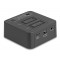 DELOCK docking station για M.2 NVMe SSD 64300, 2 θέσεων, 20Gbps, clone/erase function, μαύρο