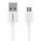 ORICO καλώδιο micro USB σε USB ADC-05, 3A, 480Mbps, 0.5m, λευκό
