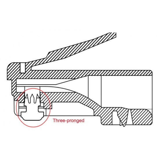 GOOBAY βύσμα RJ45 93829, CAT 6 STP, μεταλλικό, 10τμχ