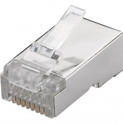 GOOBAY βύσμα RJ45 93829, CAT 6 STP, μεταλλικό, 10τμχ