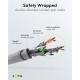GOOBAY καλώδιο δικτύου 50885, CAT 6 S/FTP, copper, 250MHz, 0.5m, γκρι