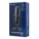 CMTECK επιτραπέζιο μικρόφωνο XM600, omnidirectional/καρδιοειδές, USB, RGB LED, μαύρο