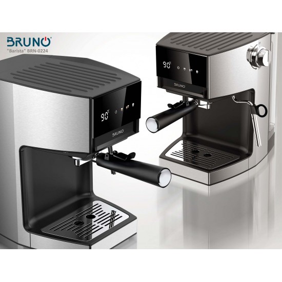 BRUNO αυτόματη μηχανή espresso & cappuccino Barista BRN-0224, 3 σε 1, Hot & Cold, 950W, 19 bar, ψηφιακή