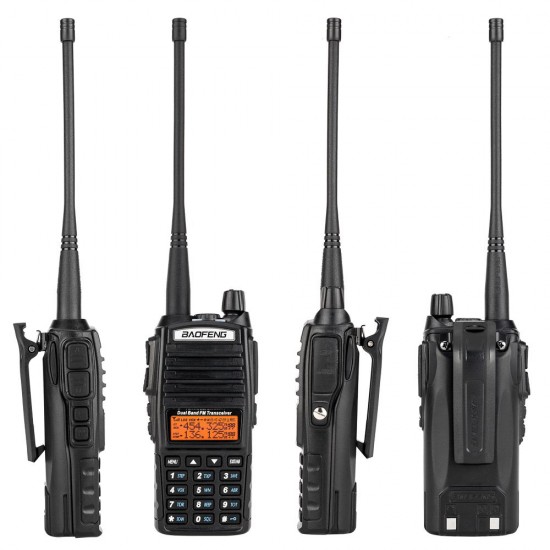 BAOFENG ασύρματος πομποδέκτης UV-82, VHF/UHF, 5W, μαύρος