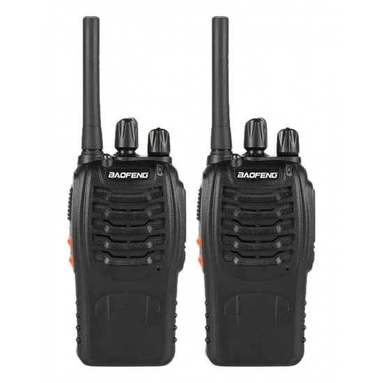 BAOFENG σετ ασύρματοι πομποδέκτες BF-88E, PMR, 0.5W, μαύρο, 2τμχ