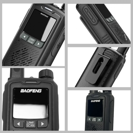 BAOFENG σετ ασύρματοι πομποδέκτες BF-T17, PMR, 0.5W, μαύρο, 2τμχ