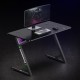 BRATECK gaming γραφείο GMD14-1 με RGB φωτισμό, 120x60x75cm, μαύρο