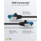 GOOBAY καλώδιο δικτύου 93820, CAT 6A S/FTP, 500MHz, Copper, 5m, μαύρο
