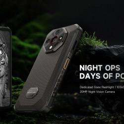 ULEFONE smartphone Armor X16, 6.56", 6/128GB, 10360mAh, IP68/IP69K/MIL-STD-810H, μαύρο