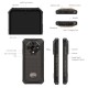 ULEFONE smartphone Armor X16 Pro, 6.56", 8/256GB, 5G, 10360mAh, IP68/IP69K/MIL-STD-810H, μαύρο