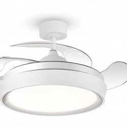 BRUNO ανεμιστήρας οροφής με LED φως BRN-0227, AC 82W, 42", Φ107x47εκ, λευκός