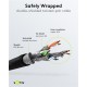 GOOBAY καλώδιο δικτύου 68700, CAT 6 S/FTP, copper, 250MHz, 5m, μαύρο