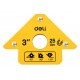 DELI μαγνητική γωνία συγκόλλησης DL-HDW25 με 45°/90°/135° γωνίες, 3", 11kg