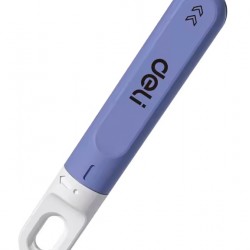 DELI κοπίδι DL412C, περιστροφικό άνοιγμα, πλαστικό, 10mm, μπλε