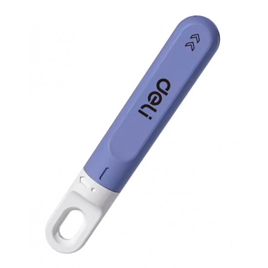 DELI κοπίδι DL412C, περιστροφικό άνοιγμα, πλαστικό, 10mm, μπλε