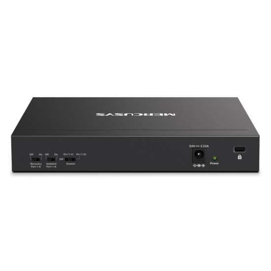 MERCUSYS Desktop Switch MS110CMP, 8x 10/100Mbps PoE+, 2x Gigabit, Ver. 1.0