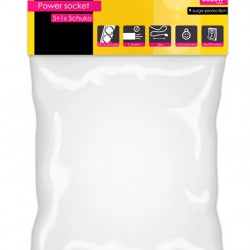 POWERTECH πολύπριζο ασφαλείας PT-994, 5+1 θέσεων schuko, 16A, 2m, μαύρο