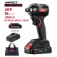 DELI παλμικό κατσαβίδι μπαταρίας DE-QZ20-1D2, Brushless, 20V, 2x 2Ah, 200N.m