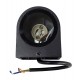 POWERTECH φωτιστικό τοίχου HLL-0187 για GU10 λάμπα, μεταλλικό, IP65, μαύρο
