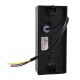 POWERTECH φωτιστικό τοίχου HLL-0188 για 2x GU10 λάμπες, μεταλλικό, IP65, μαύρο