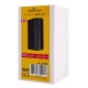 POWERTECH φωτιστικό τοίχου HLL-0188 για 2x GU10 λάμπες, μεταλλικό, IP65, μαύρο