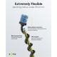 GOOBAY καλώδιο δικτύου 74241, CAT 6A U/UTP, ultra slim, copper, 500MHz, 10m, μαύρο