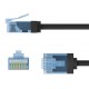 GOOBAY καλώδιο δικτύου 74241, CAT 6A U/UTP, ultra slim, copper, 500MHz, 10m, μαύρο