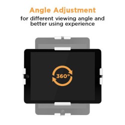 BRATECK βάση tablet δαπέδου PAD33-01, αντικλεπτική, 7.9-11", μαύρη