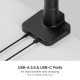 BRATECK gaming βάση γραφείου οθόνης LDT95-C012UC, 24-57", έως 30kg, heavy duty