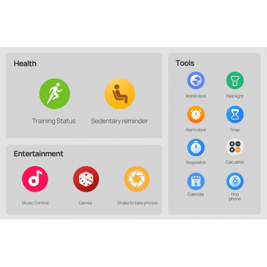 MIBRO smartwatch A3, heart rate, 1.39" IPS, GPS, 2 ATM, γκρι