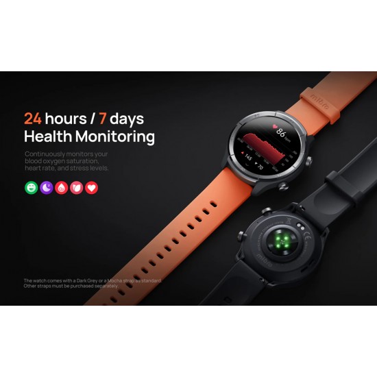 MIBRO smartwatch A3, heart rate, 1.39" IPS, GPS, 2 ATM, γκρι