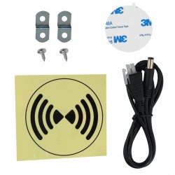 BRATECK ασύρματος φορτιστής για ηλεκτρικό γραφείο S08-22DSWW, μαύρος