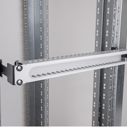 DELOCK αντάπτορας επέκτασης βάθους για rack 67272, έως 10cm, 1U, μαύρο
