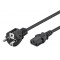 POWERTECH καλώδιο τροφοδοσίας CAB-P006, 3x 1mm², cooper, 1.5m, μαύρο