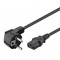 POWERTECH καλώδιο τροφοδοσίας PC CAB-P016, 3x 0.50mm², copper, 1.5m, μαύρο
