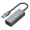 POWERTECH αντάπτορας δικτύου PT-1454, USB, 1000Mbps Ethernet, γκρι