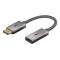 GOOBAY αντάπτορας DisplayPort σε HDMI 75271, 4K/60Hz, 0.2m, γκρι