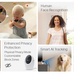 TP-LINK smart camera Tapo C260, 4K, WiFi, two-way audio, Pan/Tilt , Ver. 1.0