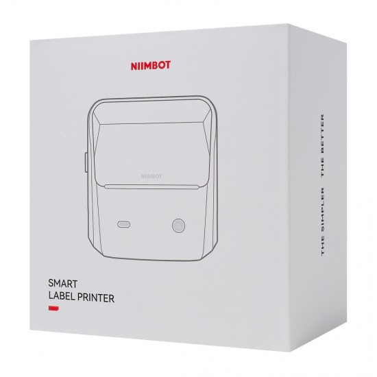 NIIMBOT smart θερμικός εκτυπωτής ετικετών B31, 203dpi, Bluetooth, μπλε
