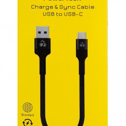 POWERTECH καλώδιο USB-C σε USB PTR-0166, 60W, 480Mbps, 25cm, μαύρο