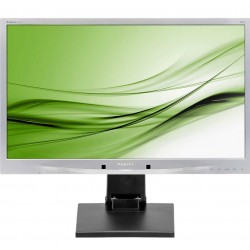 PHILIPS used οθόνη 241B4 LED, 24" 1920x1080 VGA/DVI/DisplayPort, με universal stand, Grade B