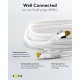 GOOBAY καλώδιο δικτύου 91089, CAT 7 S/FTP, copper, 500MHz, 0.25m, λευκό