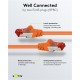 GOOBAY καλώδιο δικτύου 92457, CAT 6 S/FTP, copper, 250MHz, 0.15m, πορτοκαλί
