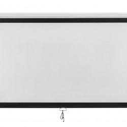 BRATECK οθόνη προβολής projector τοίχου/οροφής ESBA100, 221x124cm, 16:9/100", πτυσσόμενη