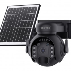 SECTEC smart ηλιακή κάμερα ST-515C-3M-5W-BK, 3MP, WiFi, SD, PTZ, IP65