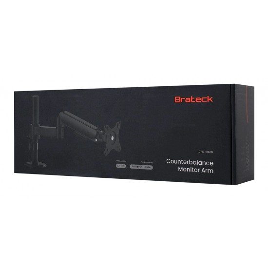 BRATECK βάση γραφείου οθόνης LDT97-C012PE, 17-32", έως 9kg