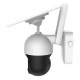 POWERTECH smart ηλιακή κάμερα PT-1497, dual lens, 3MP, 4G, PTZ, SD, IP65