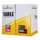 POWERTECH καλώδιο δικτύου CAB-N290, Cat 5e U/UTP, CCA 26AWG, 305m, μαύρο