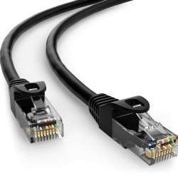 POWERTECH καλώδιο δικτύου CAB-N403, Cat 6 U/UTP, CCA, 250Hz, 1m, μαύρο
